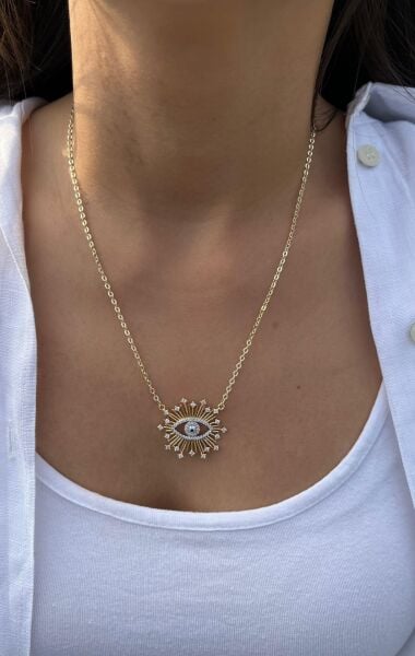 Yıldız ve Göz Uçlu Kolye