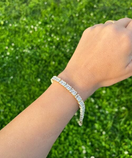 14K Taşlı Bileklik