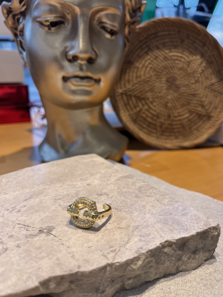 Taşlı Daire Yüzük