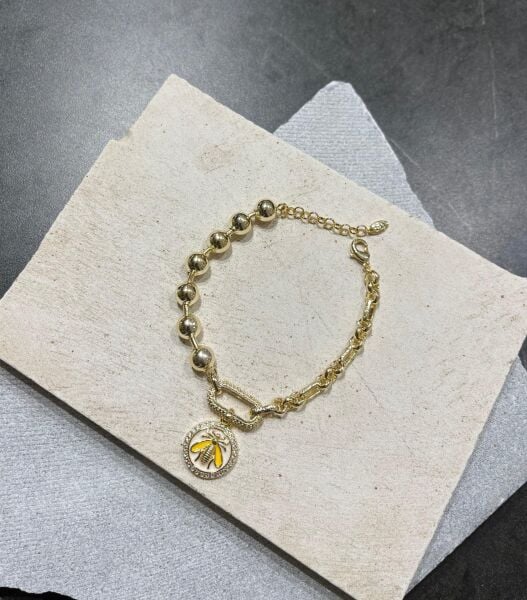 Arı Charmlı Bileklik