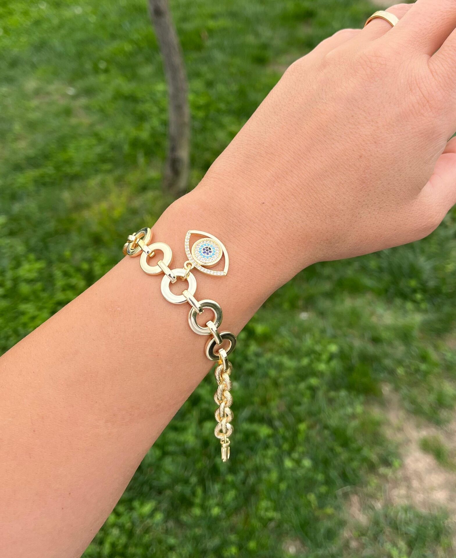 Göz Charmlı Bileklik