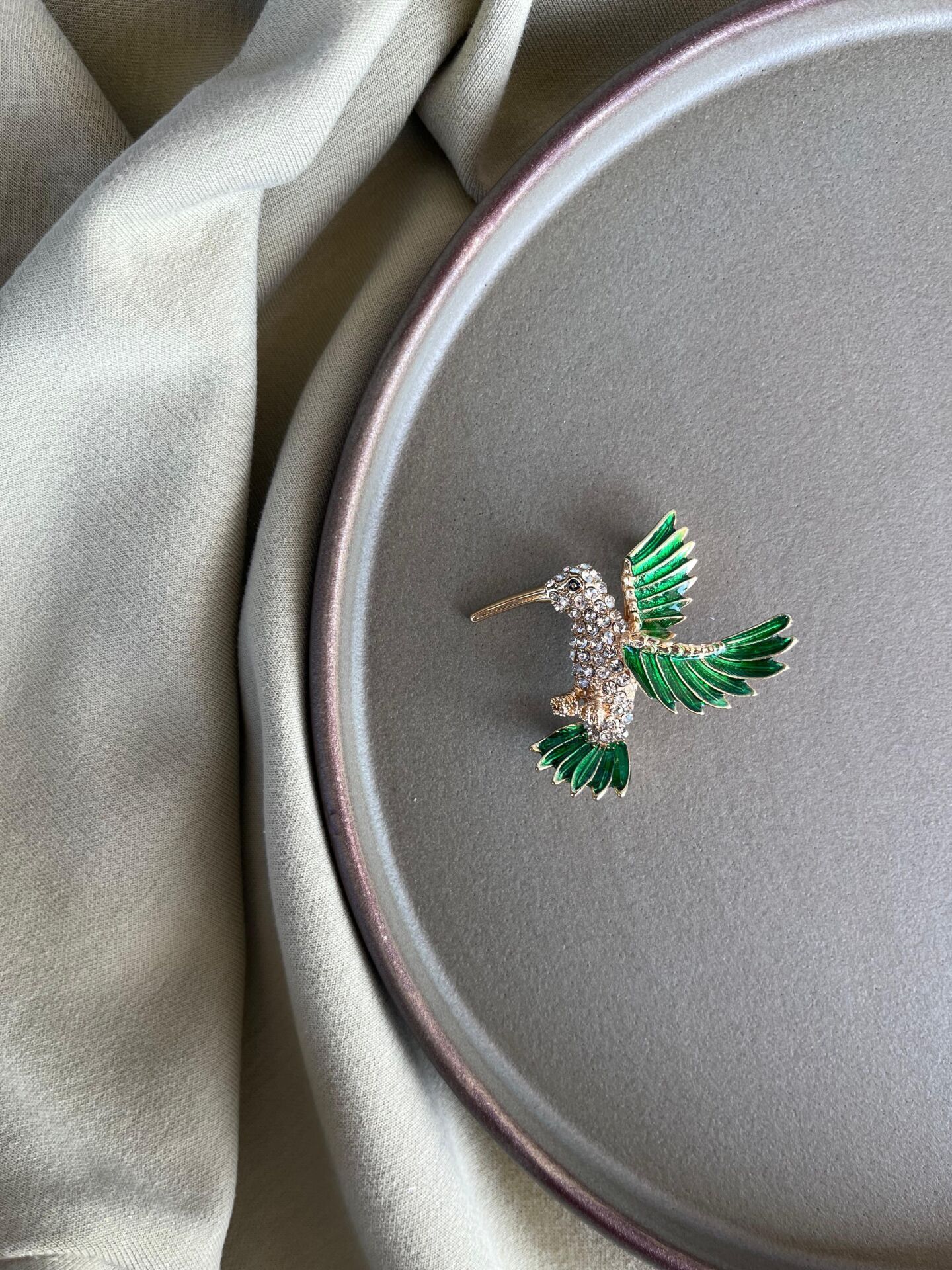 Yeşil Ağaçkakan Broş