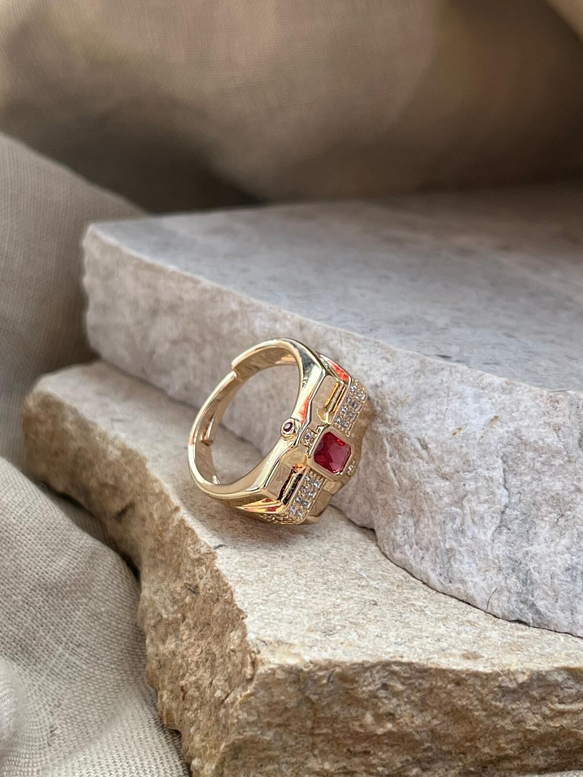 Pembe Taşlı YSX Jewelry Yüzük