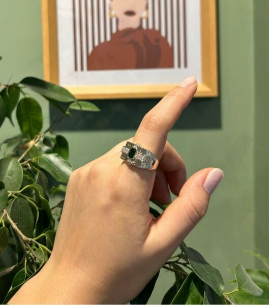 Yeşil Taşlı YSX Jewelry Yüzük