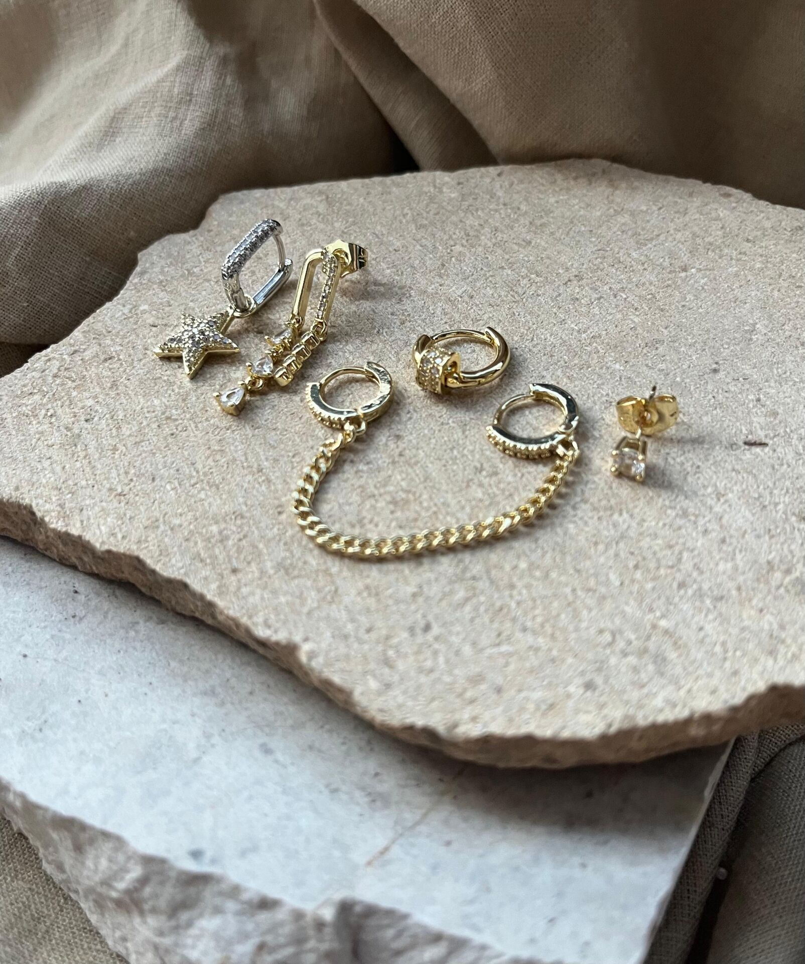 YSX Jewelry Altılı Küpe Seti