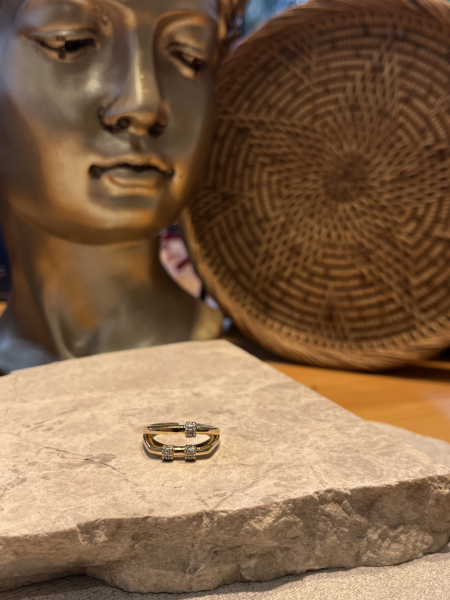 Yüzük Taş Desenli