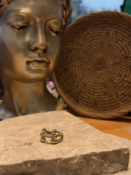 Yüzük Taş Desenli