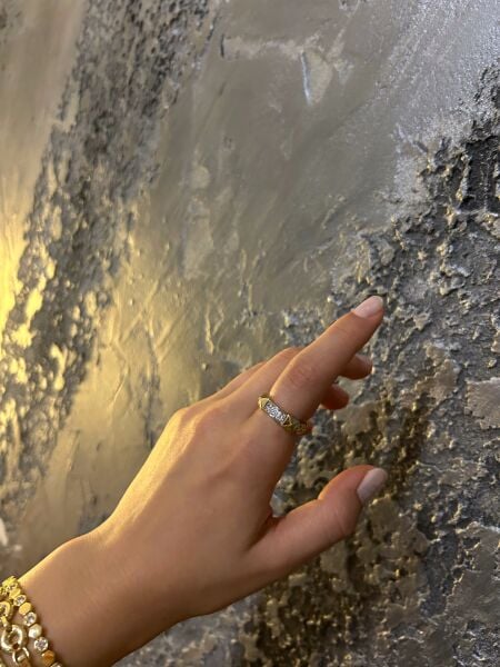 Yüzük Kalın Taşlı