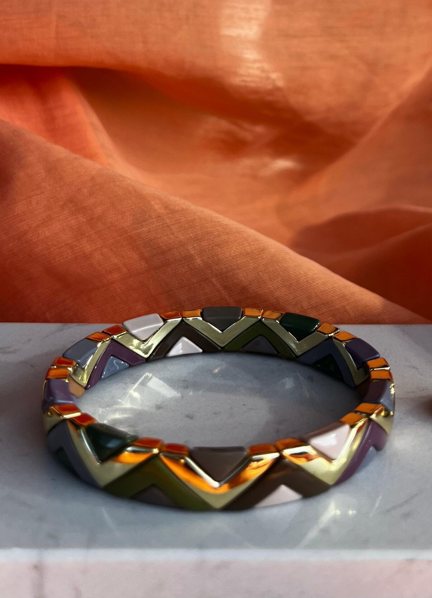 Porselen Kaplama Renkli Bileklik