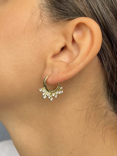 Xuping Taşlı Küpe