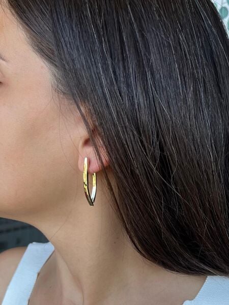 Xuping Sharp V Earrings