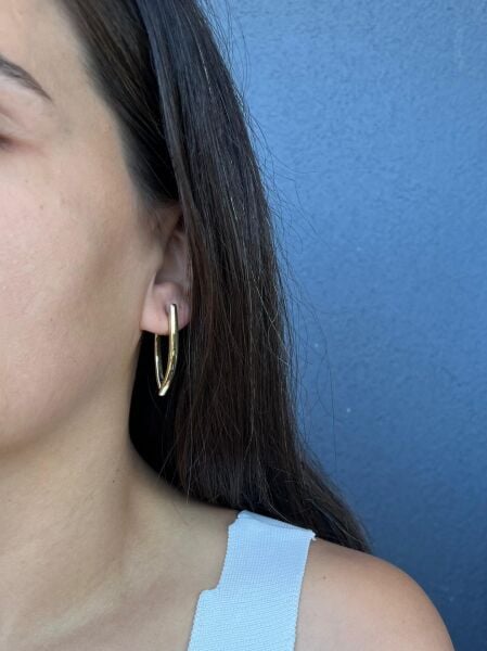 Xuping Sharp V Earrings
