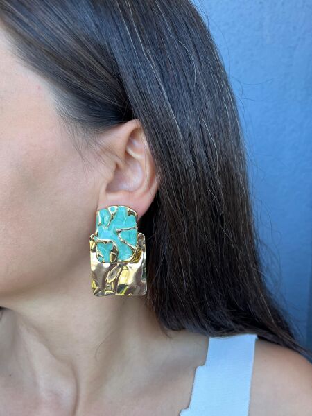 Blue Stone Earrings