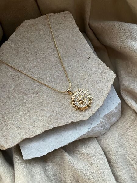 Stone and Star Pendant Necklace
