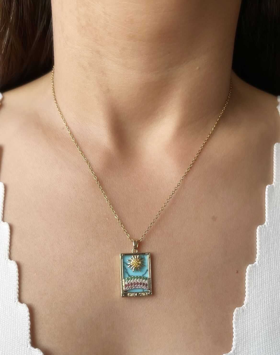 The Sun Tarot Kolye