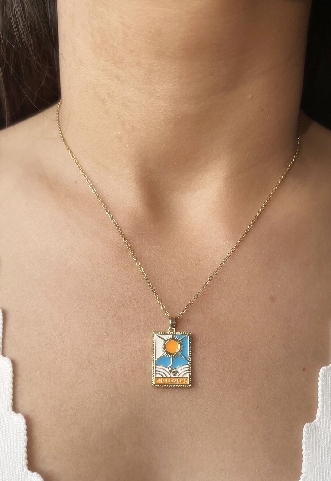 The Lovers Tarot Kolye