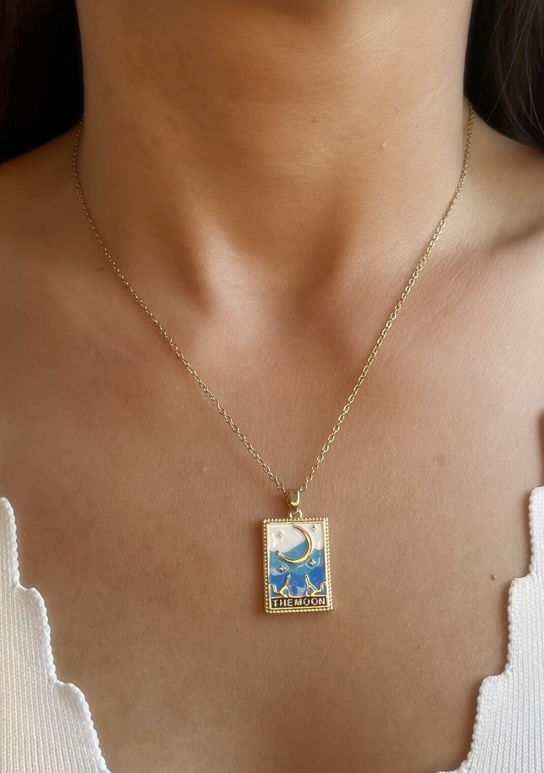 The Moon Tarot Kolye