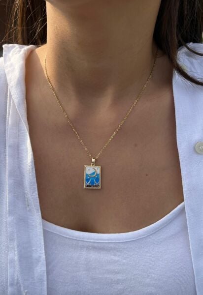 The Moon Tarot Kolye