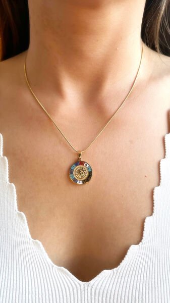 Zodiac Calendar Pendant Necklace