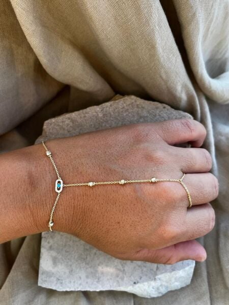 Mavi Taş Detaylı Şahmeran