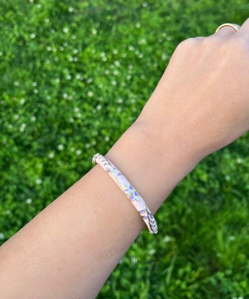 Pembe-Mor Mineli Kelepçe