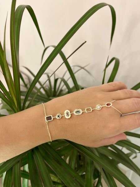 Altın Renkli Taşlı Şahmeran