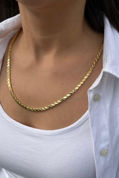 Barley Chain Long Necklace