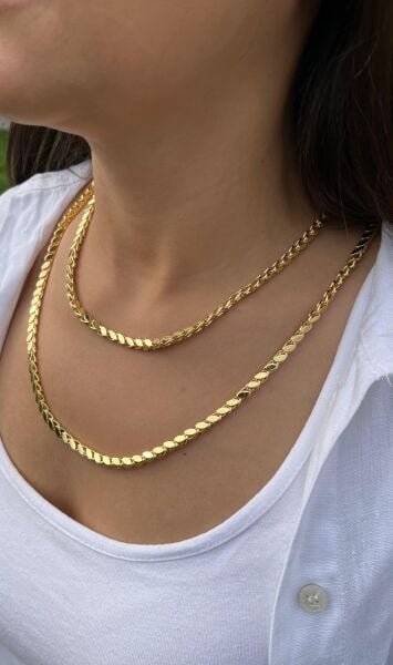 Barley Chain Long Necklace