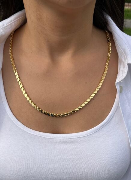 Barley Chain Long Necklace