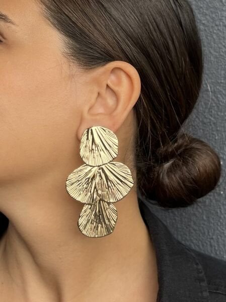 Yaprak Büyük Küpe