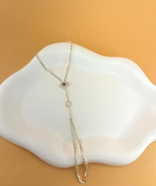 Altın Renkli Gözlü ve Taşlı Şahmeran