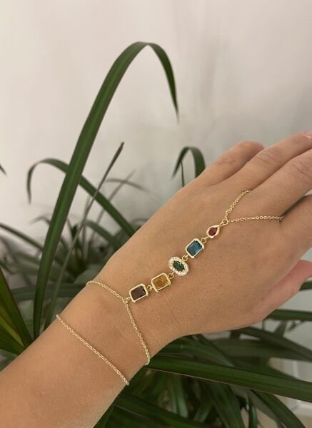 Altın Renkli Taşlı Şahmeran