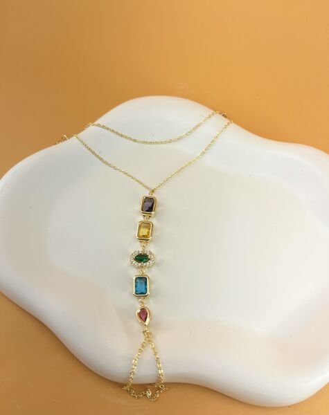 Altın Renkli Taşlı Şahmeran