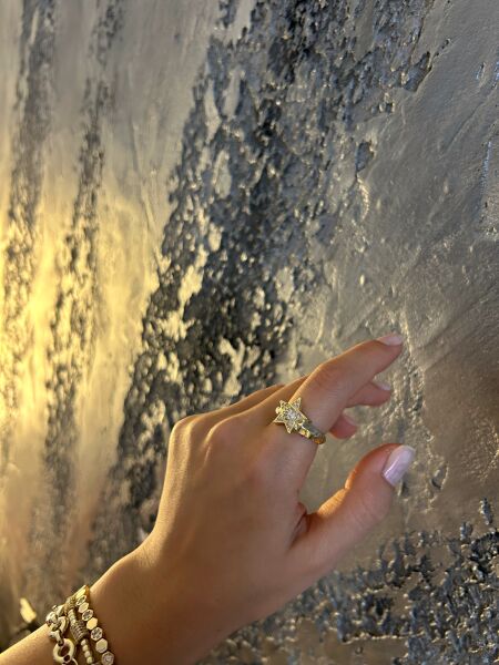 Taşlı Yıldız Yüzük