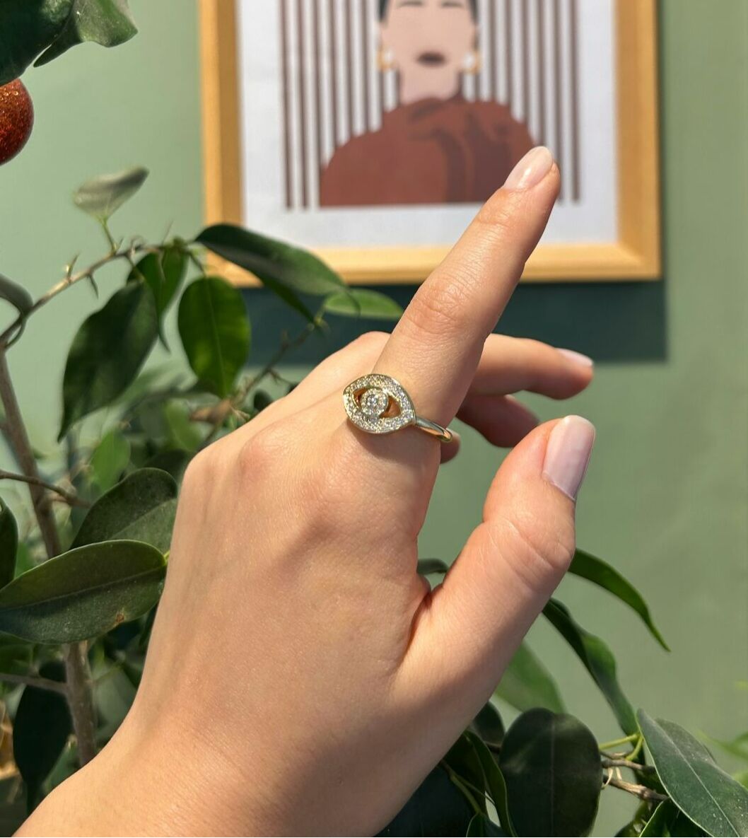 Taşlı Gözlü Yüzük