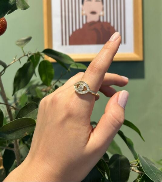 Taşlı Gözlü Yüzük