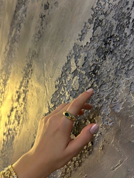 Yeşil Taşlı Yüzük