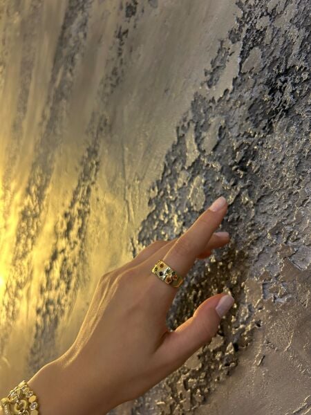 Renkli Taşlı Yüzük