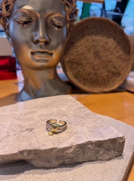 Çivi Desenli Yüzük