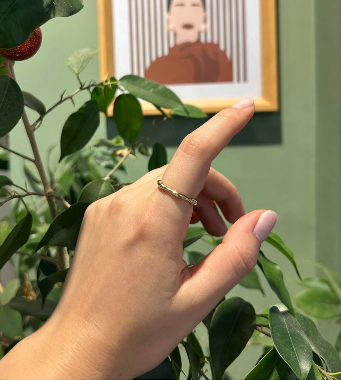 Desenli İnce Yüzük