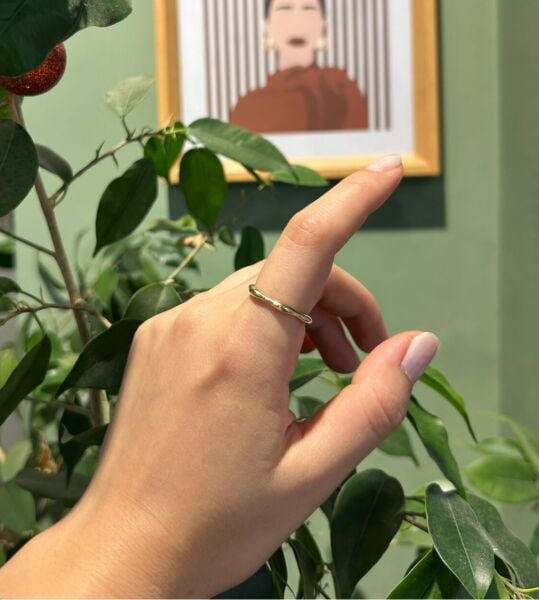 Desenli İnce Yüzük