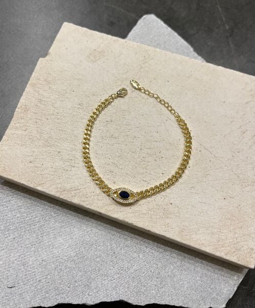 Bracelet with Stone and Eye Details