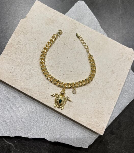 Turtle Charm Bracelet