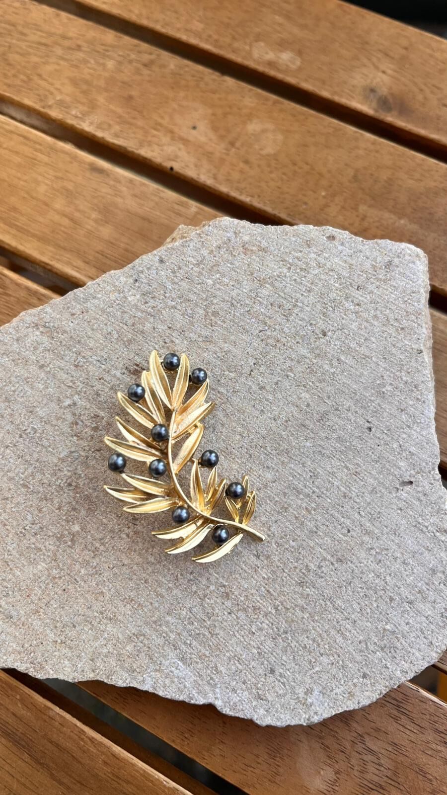 Zeytin Dalı Broş