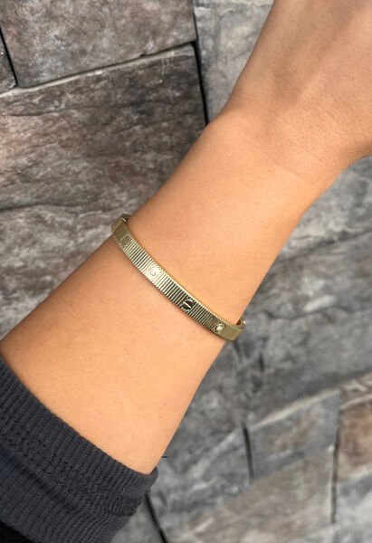 Desenli Altın Kelepçe