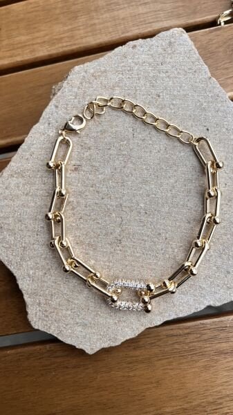 14K Tiffany Desen Bileklik