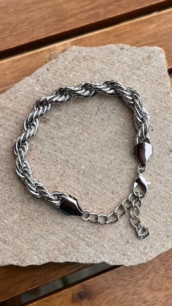 Gümüş  Burgu Bileklik