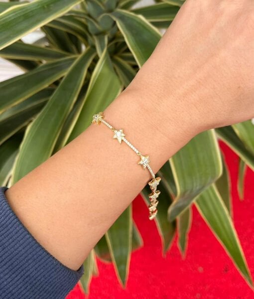 Xuping Taşlı Yıldız Bileklik