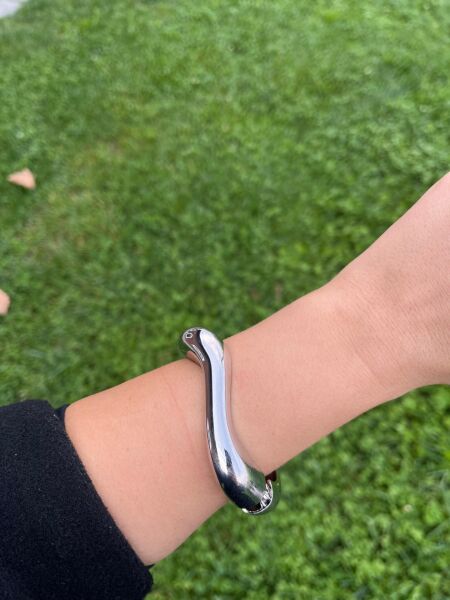 Gümüş Desenli Kelepçe