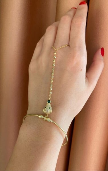 Leopar Charmlı Kelepçe Şahmeran